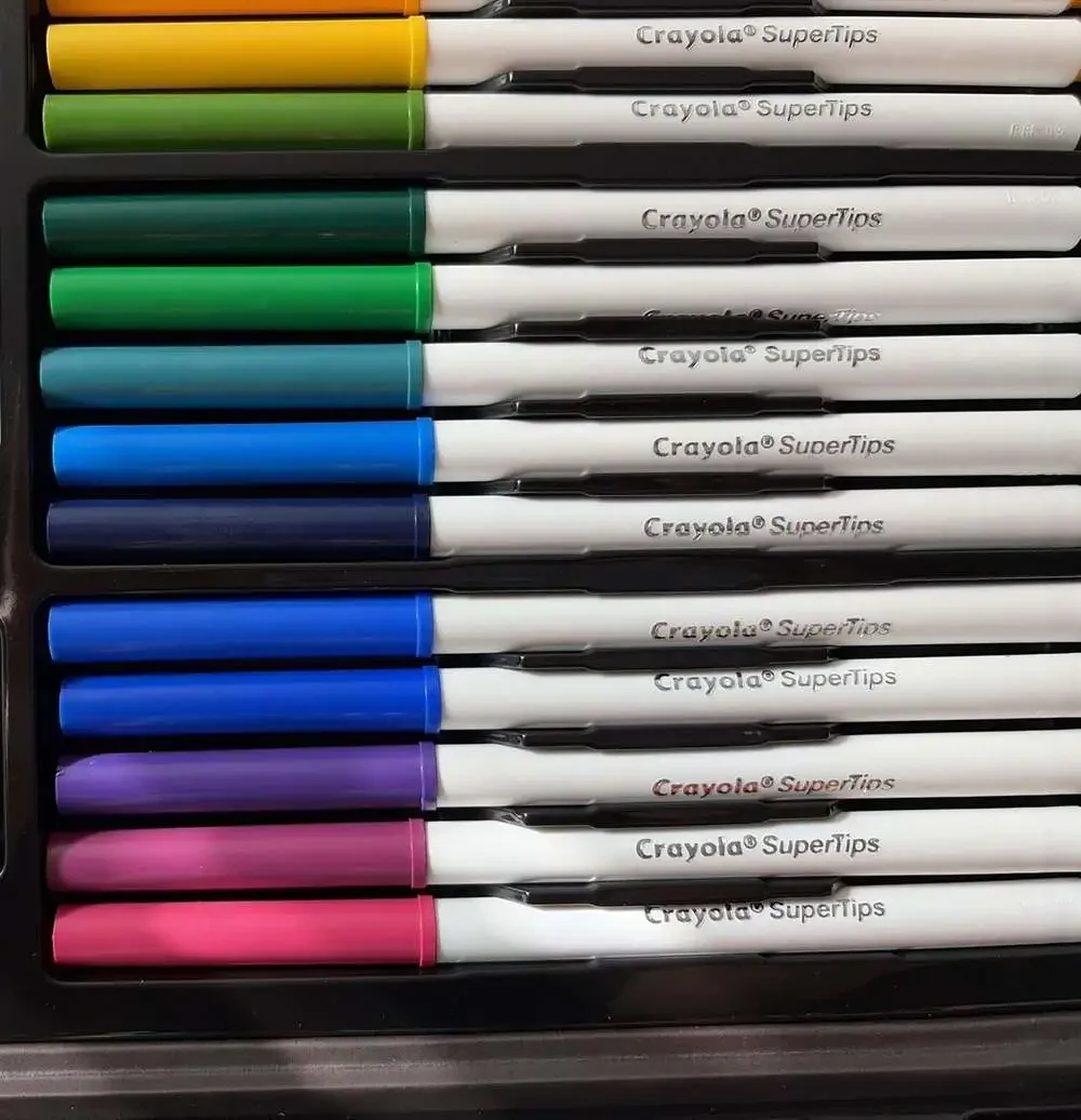 Crayola Chevron Pattern Art Case